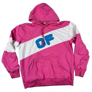 Odd Future Pullover Hoodie OFWGKTA Tyler The Creator Pink Logo Mens Size XL